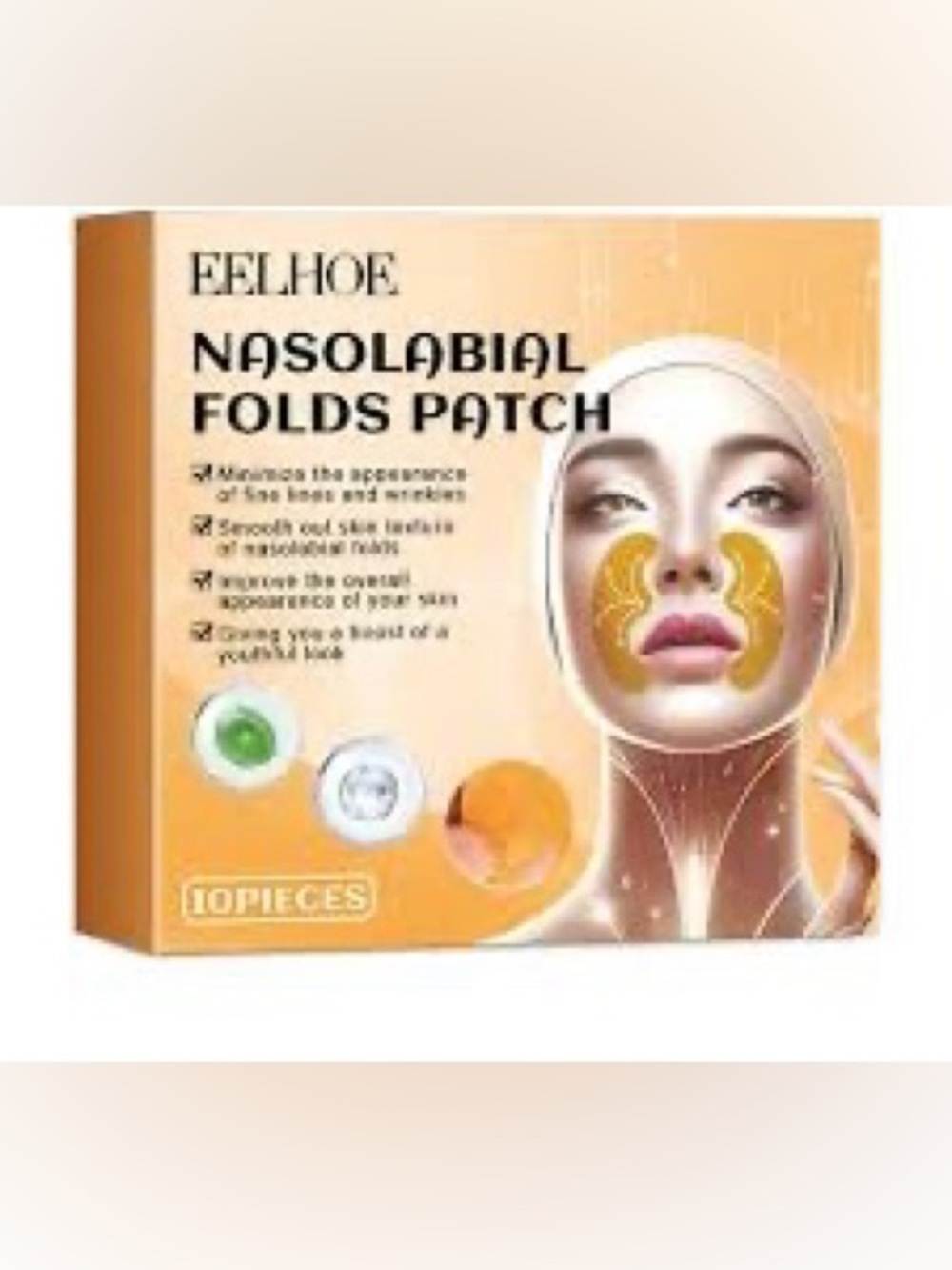 Nasolabial Folds Patch - Total 20 Patches - Set of 2